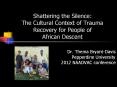 Shattering the Silence: The Cultural Context of Trauma Recovery for People of  African Descent PowerPoint PPT Presentation