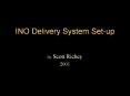 INO Delivery System Set-up PowerPoint PPT Presentation