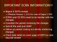 IMPORTANT ECRN INFORMATION!!! PowerPoint PPT Presentation