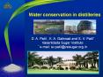 Water conservation in distilleries PowerPoint PPT Presentation
