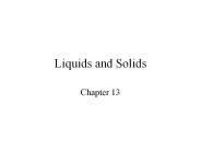 Liquids and Solids