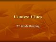 Context Clues PowerPoint PPT Presentation