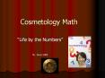 Cosmetology Math PowerPoint PPT Presentation