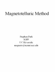 Magnetotelluric Method