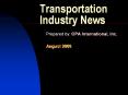 Transportation Industry News Prepared by: CPA International PowerPoint PPT Presentation