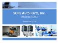 SORL Auto Parts, Inc. (Nasdaq: SORL) September 2009 * * *  PowerPoint PPT Presentation