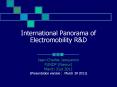 International Panorama of Electromobility R&D PowerPoint PPT Presentation