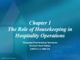 Chapter 1 The Role of Housekeeping in Hospitality Operations PowerPoint PPT Presentation