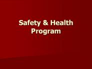 Safety & Health Program