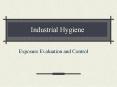 Industrial Hygiene PowerPoint PPT Presentation