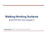 29 CFR Part 1910 Subpart D