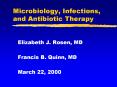 Microbiology, Infections, and Antibiotic Therapy PowerPoint PPT Presentation