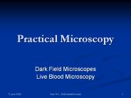 Practical Microscopy