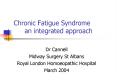 Chronic Fatigue Syndrome  an integrated approach PowerPoint PPT Presentation