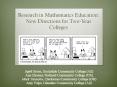 Research in Mathematics Education: New Directions for PowerPoint PPT Presentation