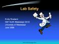 Lab Safety PowerPoint PPT Presentation