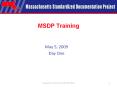 MSDP Training PowerPoint PPT Presentation