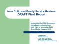 Iowa Child and Family Service Reviews DRAFT Final Report PowerPoint PPT Presentation