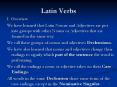Latin Verbs PowerPoint PPT Presentation