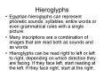 Hieroglyphs PowerPoint PPT Presentation