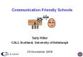 Communication Friendly Schools PowerPoint PPT Presentation