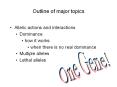 Outline of major topics PowerPoint PPT Presentation