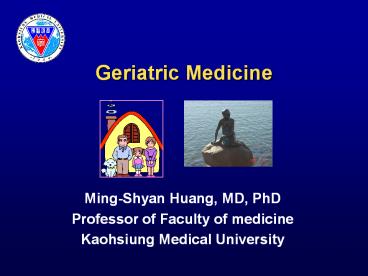 Geriatric Medicine