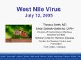 West Nile Virus July 12, 2005 PowerPoint PPT Presentation