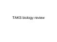 TAKS biology review PowerPoint PPT Presentation