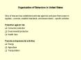 Organization of Behaviors in United States PowerPoint PPT Presentation