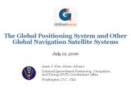 The Global Positioning System and Other Global Navigation Satellite Systems