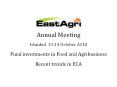 Annual Meeting Istanbul 13-14 October 2010 Fund investments in Food and Agribusiness Recent trends in ECA PowerPoint PPT Presentation