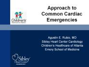 Approach to Common Cardiac Emergencies