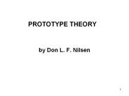PROTOTYPE THEORY