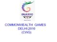 COMMONWEALTH GAMES        DELHI,2010          (CWG) PowerPoint PPT Presentation