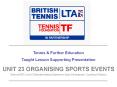 Tennis & Further Education PowerPoint PPT Presentation