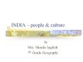 INDIA – people & culture PowerPoint PPT Presentation