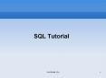 SQL Tutorial PowerPoint PPT Presentation