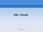 PPT – SQL Tutorial PowerPoint presentation | free to download - id ...