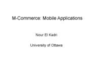 M-Commerce: Mobile Applications