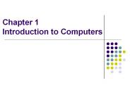 Chapter 1 Introduction to Computers
