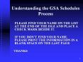 Understanding the GSA Schedules Process PLEASE FIND YOUR