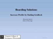 Boarding Solutions