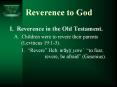 Reverence to God PowerPoint PPT Presentation