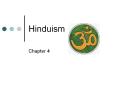 Hinduism Chapter 4 Hinduism in general Hinduism is one of PowerPoint PPT Presentation