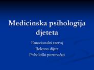 Medicinska psihologija djeteta