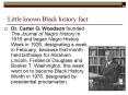Little known Black history fact PowerPoint PPT Presentation