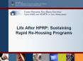 Life After HPRP: Sustaining Rapid Re-Housing Programs PowerPoint PPT Presentation