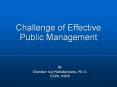 Challenge of Effective Public Management PowerPoint PPT Presentation