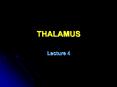 THALAMUS PowerPoint PPT Presentation